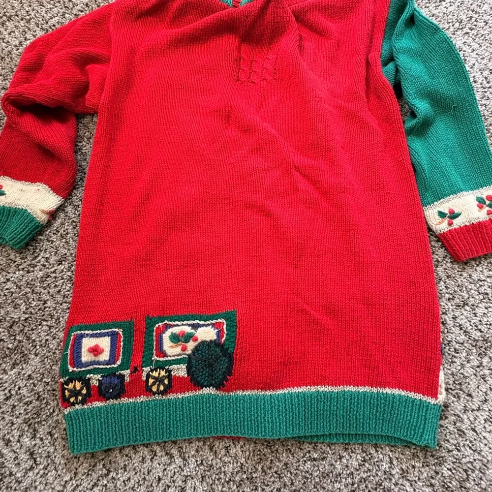 Marisa Christina Red Christmas Collection 1994 vintage Sweater - Picture 6 of 7